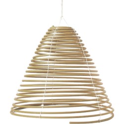 1x Citronella wierookstokjes spiraal hangend tegen muggen 30 x 21,5 cm 32 branduren - Wierookstokjes