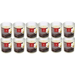 12x Geurkaarsen anti tabak/vanille in glazen houder 25 branduren - geurkaarsen