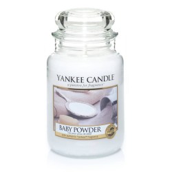 Yankee Candle - Baby Powder geurkaars - Large Jar - Tot 150 branduren